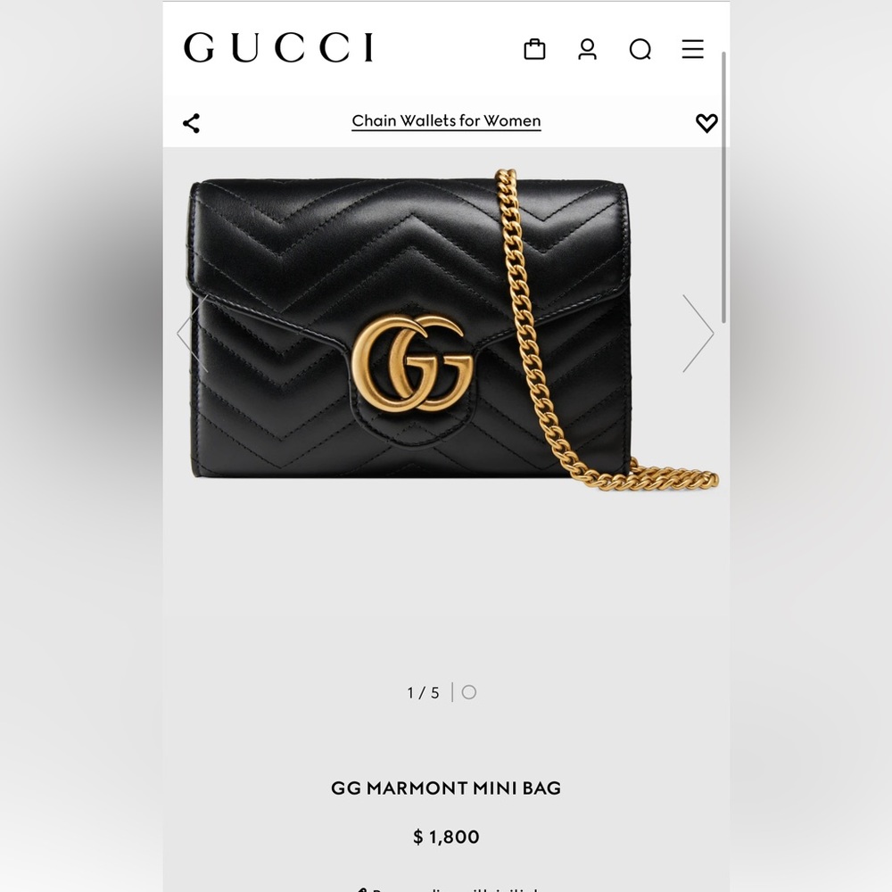 GUCCI | GG MARMONT MINI BAG